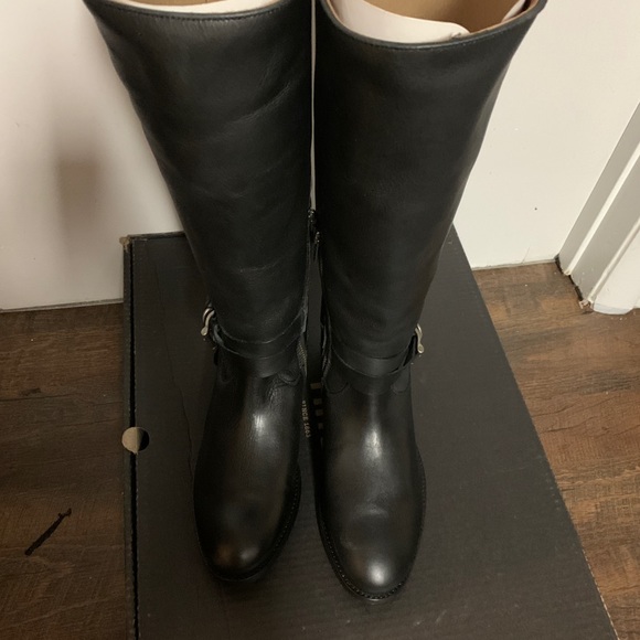 NWT Frye Melissa Knotted Tall Leather Riding Boot - Picture 7 of 12